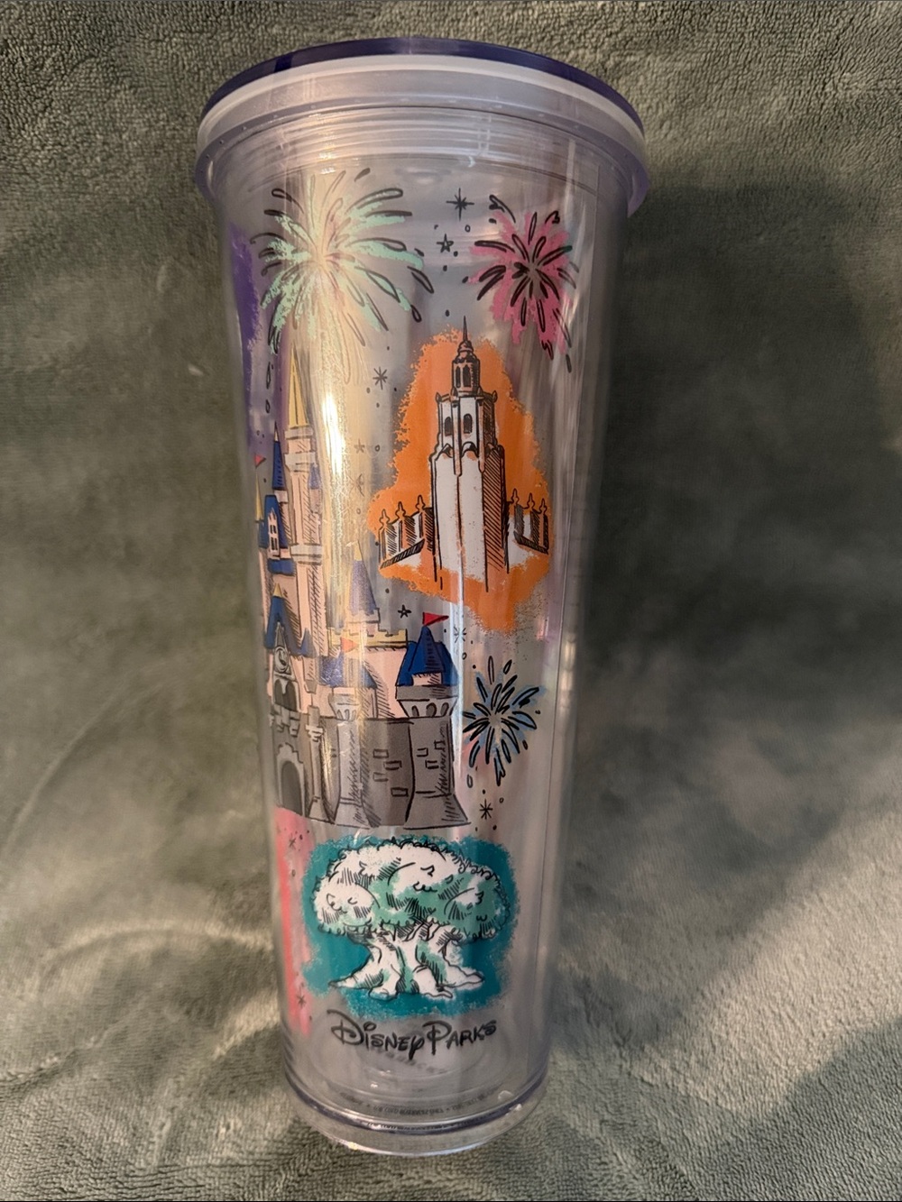Starbucks Disney Parks Tumbler with Lid 24oz